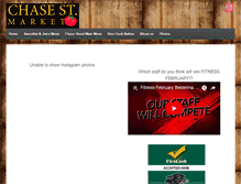 Tablet Screenshot of chasestreetmarket.com